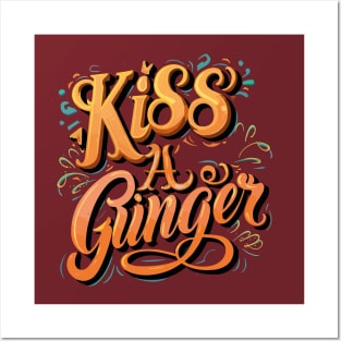 Kiss a Ginger Day – January Posters and Art